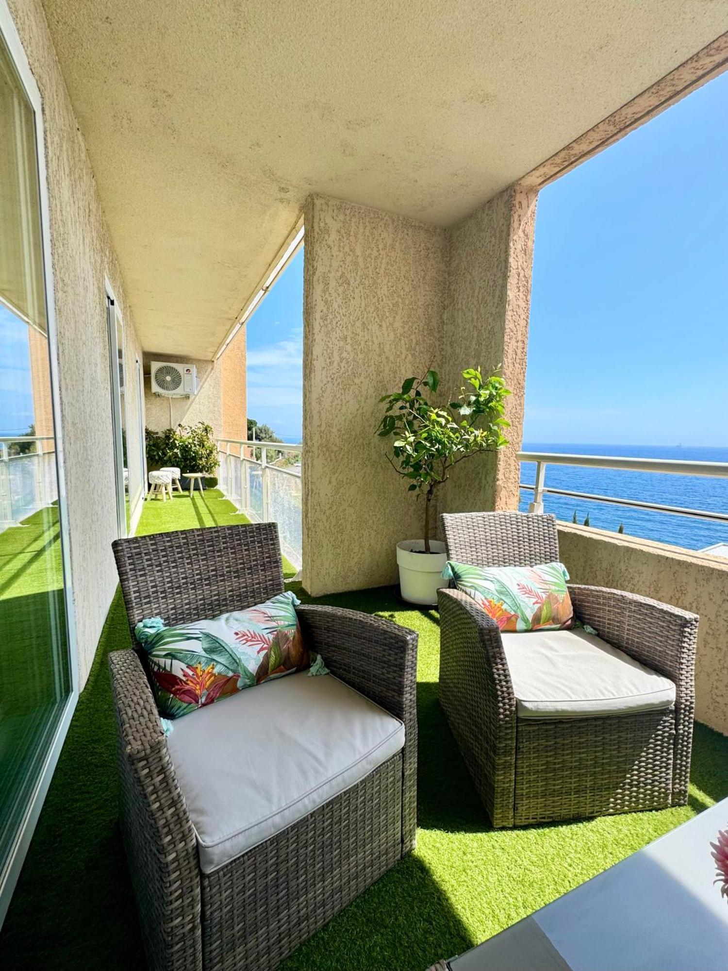 Vue Exceptionnelle Debut Cap Corse La Pier Noire Apartment San-Martino-di-Lota Exterior foto